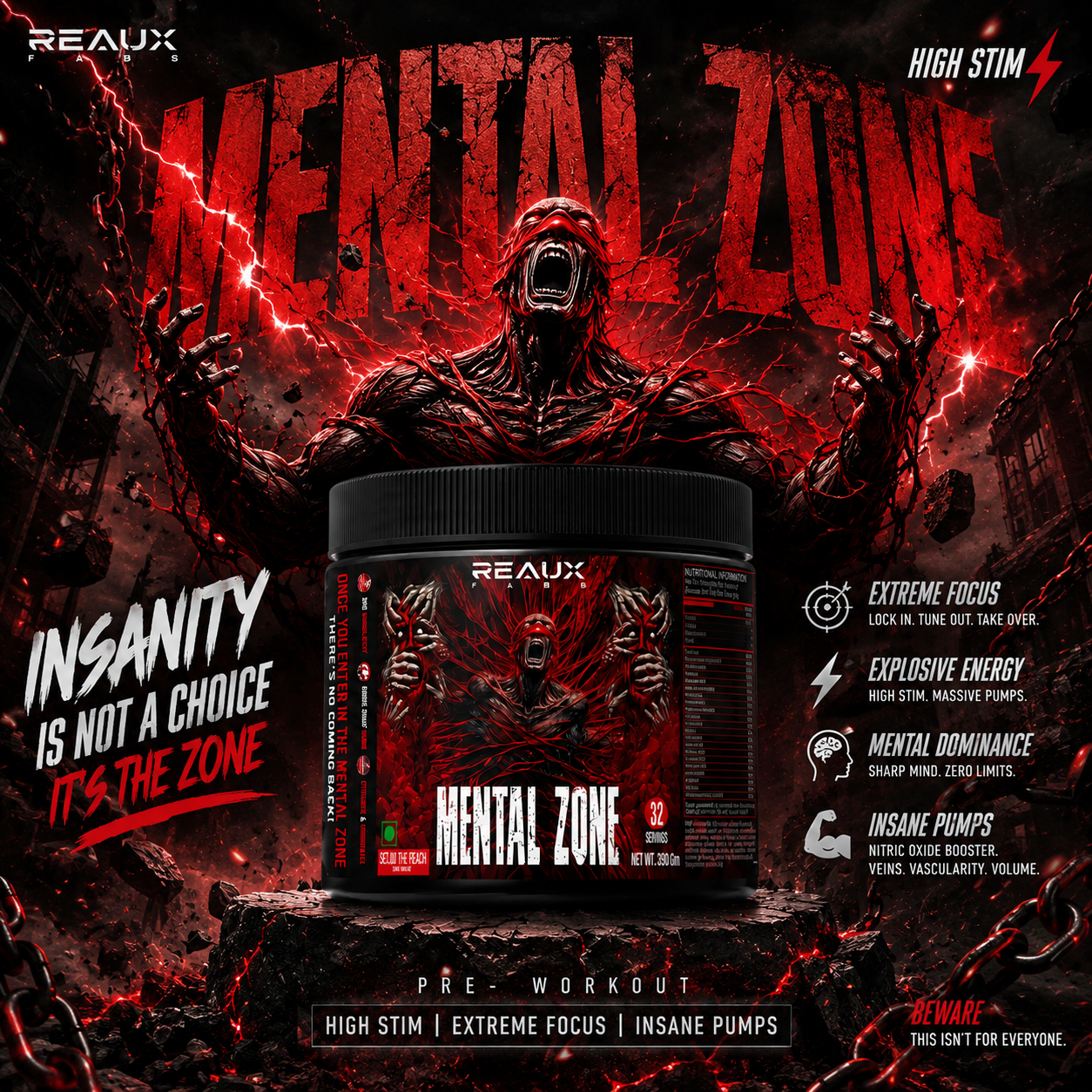 Mental Zone (Pre Workout)